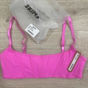 NWT SKIMS SIGNATURE SWIM CORSET BIKINI TOP SIZE MEDIUM